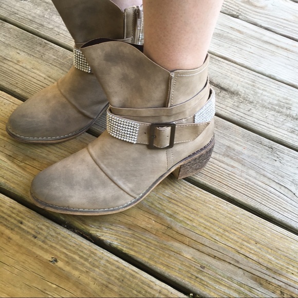 Sold Pierre dumas taupe Rimini 2 booties sold - Picture 6 of 8